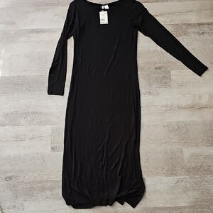 H&M Classic Black Long Sleeve Dress